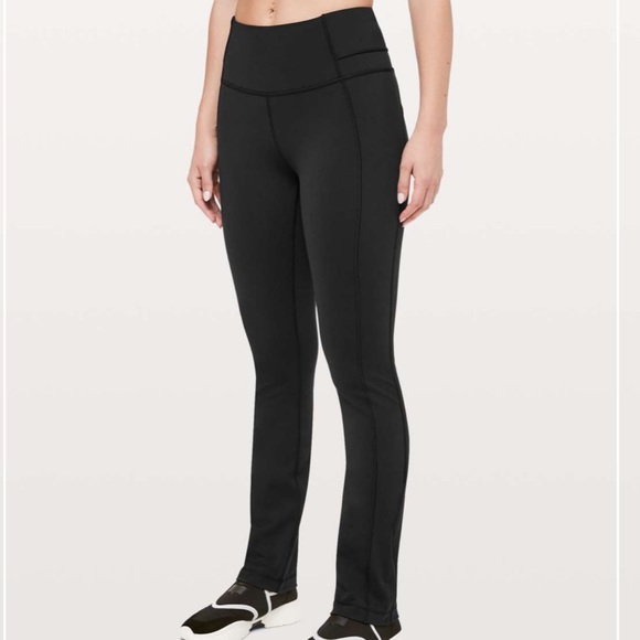 Lululemon Black Groove Pant Straight 